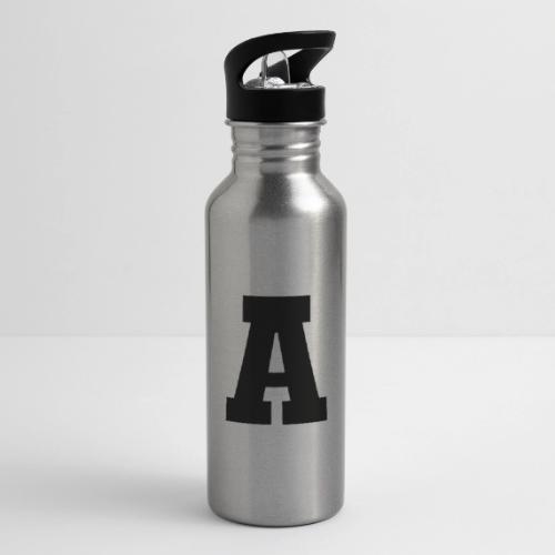 Varsity Letter A Athletic Monogram Design - 20 oz Water Bottle