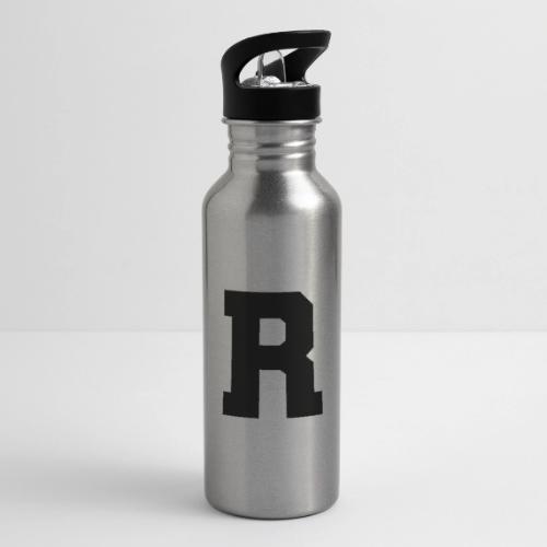 Varsity Letter R Athletic Monogram - 20 oz Water Bottle