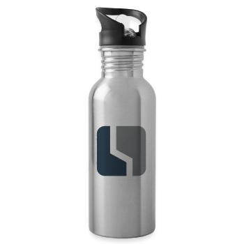 The Core Courier  - 20 oz Water Bottle - silver - Right