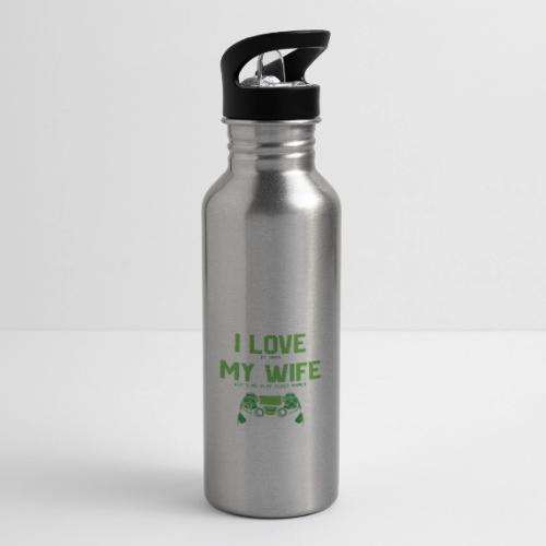 I Love It When My Wife Lets Me Game - 20 oz Water Bottle