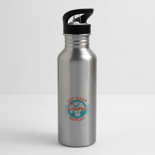 Eat, Sleep, Game, Repeat! (Fist) - 20 oz Water Bottle