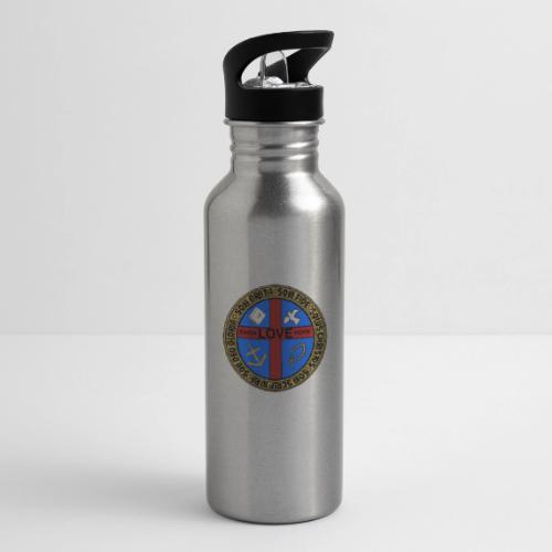 Five Solas Faith Hope Love Shirt–Christian Symbols - 20 oz Water Bottle