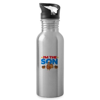 I'm the Son Turkey - 20 oz Water Bottle - silver - Right