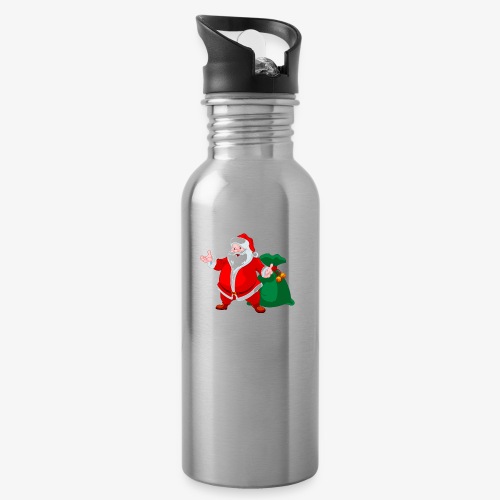 Christmas Santa - 20 oz Water Bottle