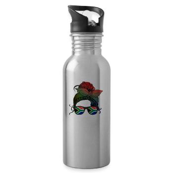 South Africa - 20 oz Water Bottle - silver - Right