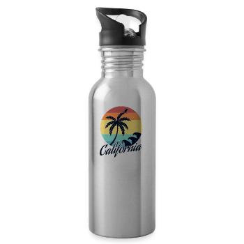 California - 20 oz Water Bottle - silver - Right