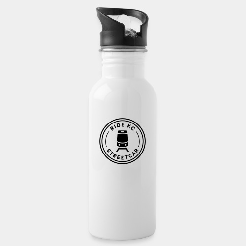 KC Streetcar Black Stamp - Water Bottle