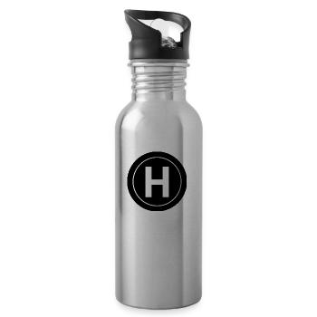 Heitz Logo - 20 oz Water Bottle - silver - Right