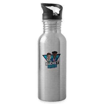 Bucket Bros! - 20 oz Water Bottle - silver - Right