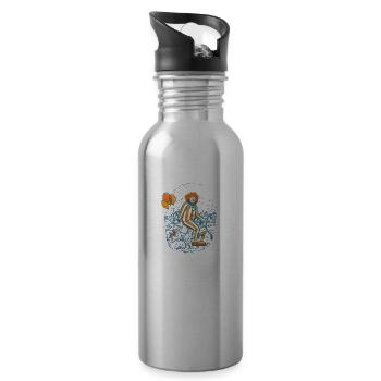 Clownfoot - 20 oz Water Bottle - silver - Right
