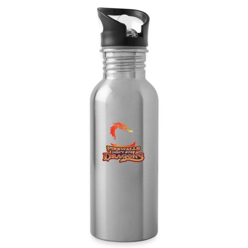 Logo White - 20 oz Water Bottle