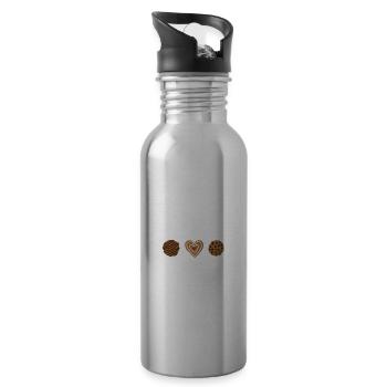 Cookie Chaos Coordinator - 20 oz Water Bottle - silver - Right