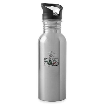 Thank you lovely gift for someone thanks giving - 20 oz Water Bottle - silver - Right