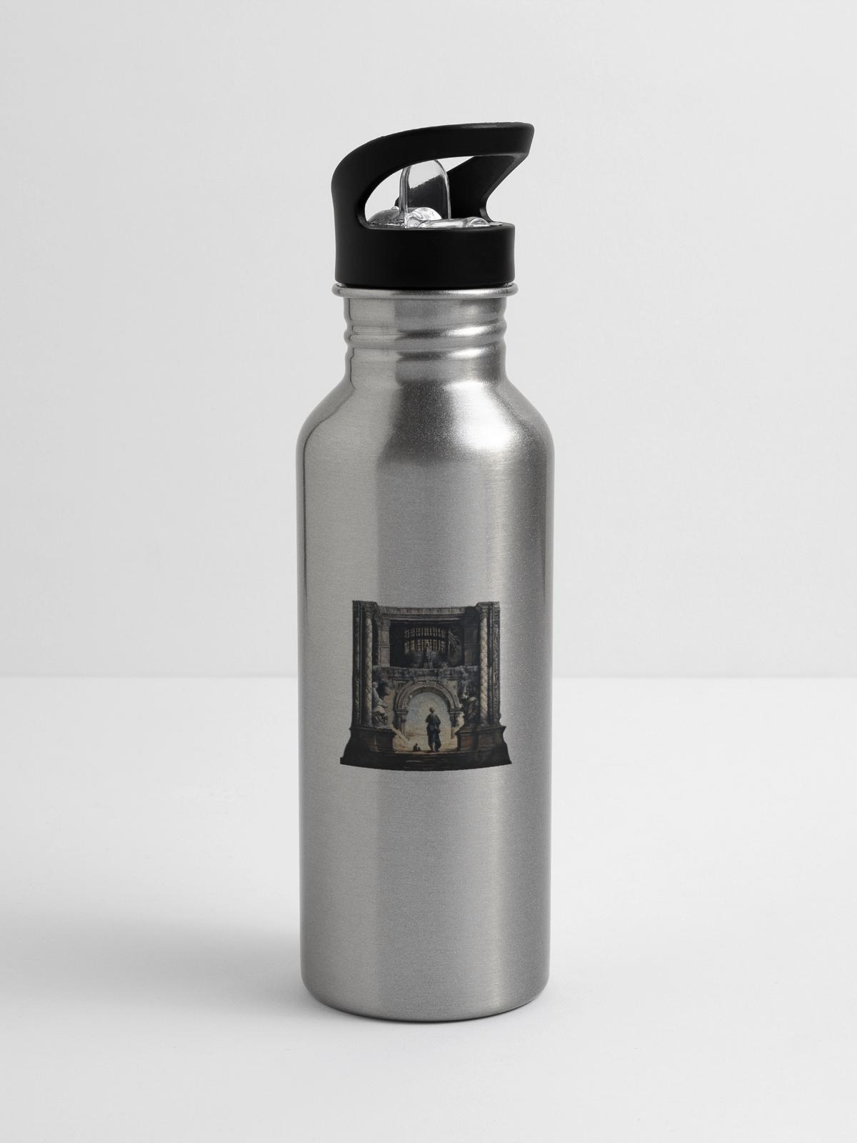 heaven's gate - 20 oz Water Bottle - silver - Right