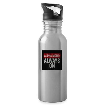 Alpha Mode - 20 oz Water Bottle - silver - Right