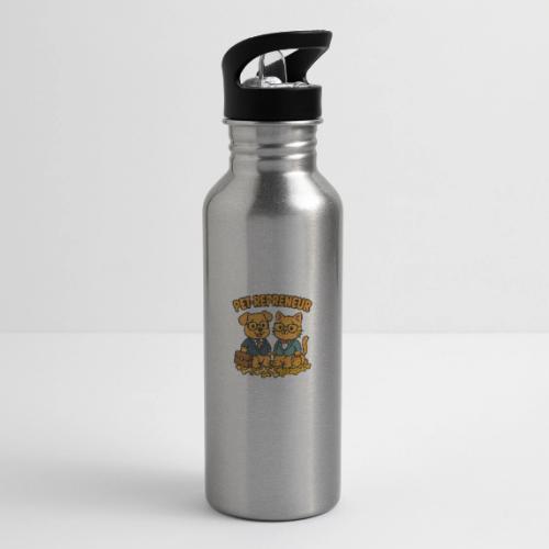 Pets in Suits - 20 oz Water Bottle