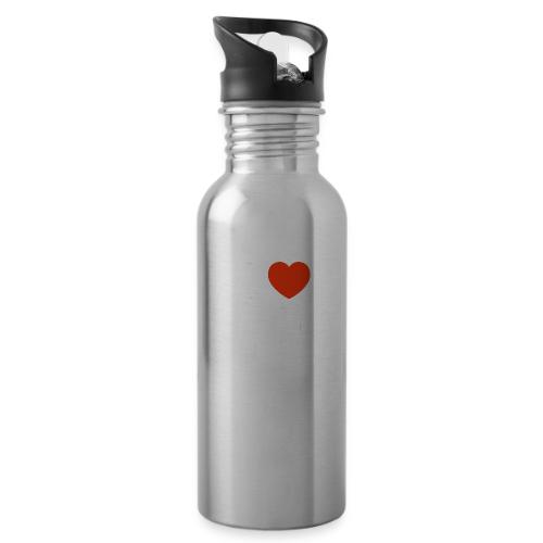 I Love My CROWN (white text design) - 20 oz Water Bottle