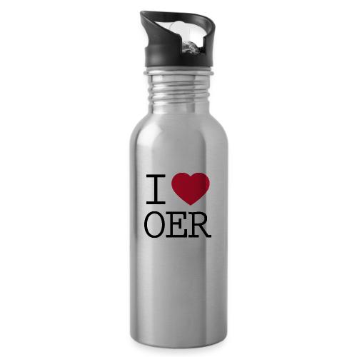 I love OER - 20 oz Water Bottle