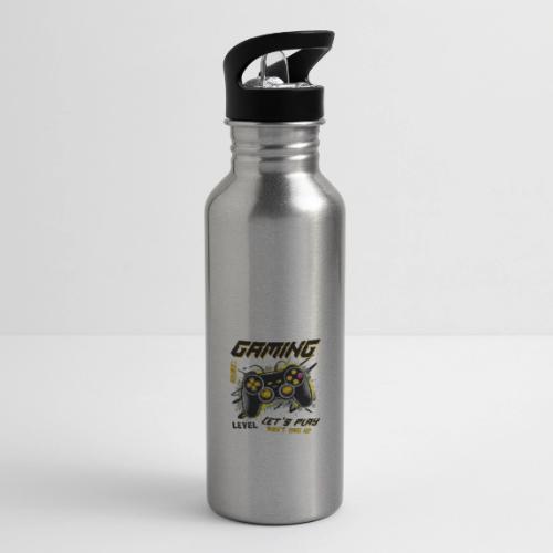 Gaming: Let's Play, Don't Give Up - 20 oz Water Bottle