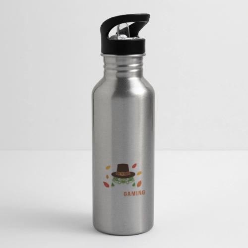 Happy ThanksGaming Pilgrim - 20 oz Water Bottle