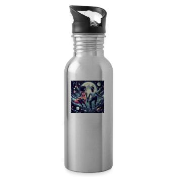 Emotional Bliss - 20 oz Water Bottle - silver - Right