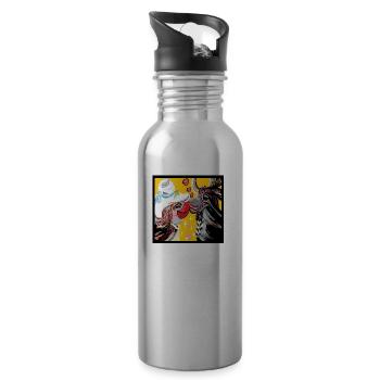 Kissing Kows - 20 oz Water Bottle - silver - Right