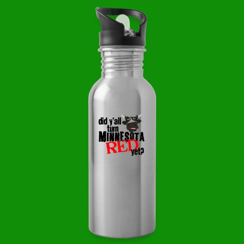 Turn Minnesota Red - 20 oz Water Bottle