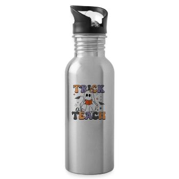Trick or teach - 20 oz Water Bottle - silver - Right