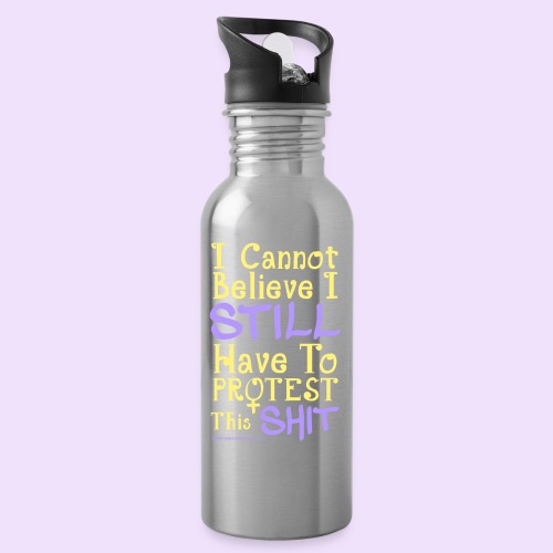 Cannot Believe Large Clear png - 20 oz Water Bottle