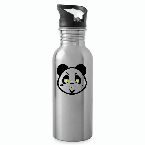 #XQZT Mascot - Focused PacBear - Water Bottle