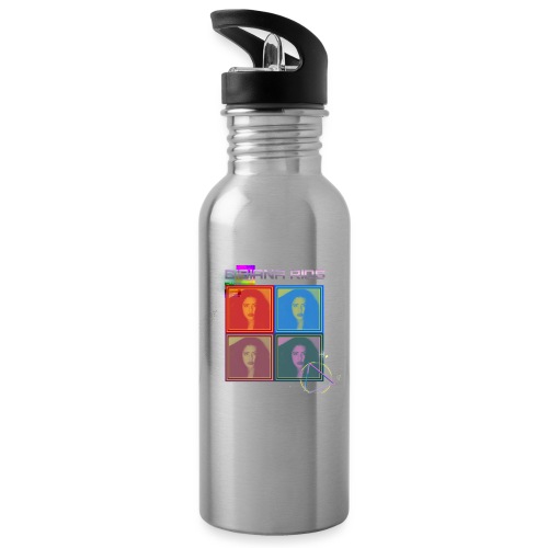 Bibiana Glitched Pop Art - 20 oz Water Bottle