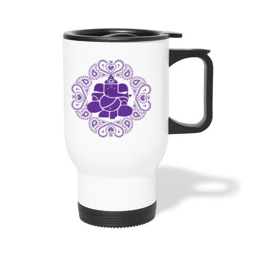 Ganesh Love - 14 oz Travel Mug with Handle