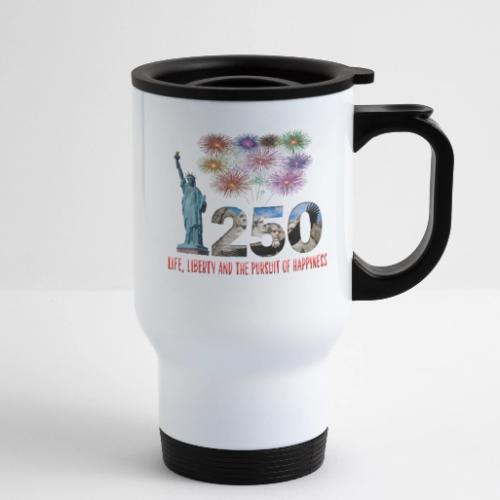 250 Years USA - 14 oz Travel Mug with Handle