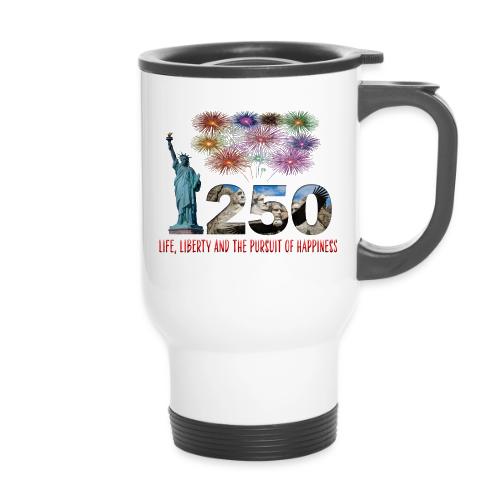 250 Years USA - 14 oz Travel Mug with Handle