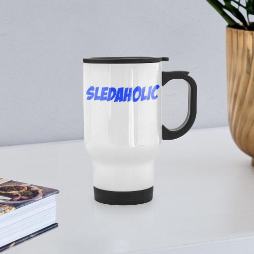 Sledaholic 12 Step Program - 14 oz Travel Mug with Handle