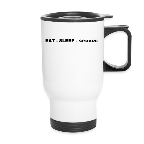 Eat.Sleep.Scrape - 14 oz Travel Mug with Handle