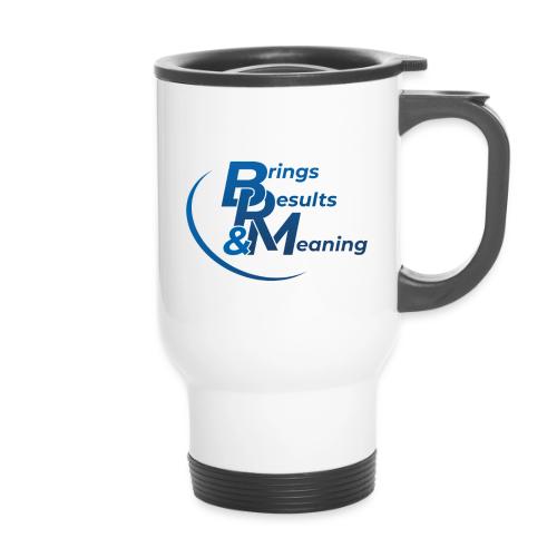 Brings Results and Meaning - 14 oz Travel Mug with Handle