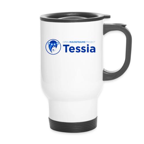 Tessia - 14 oz Travel Mug with Handle