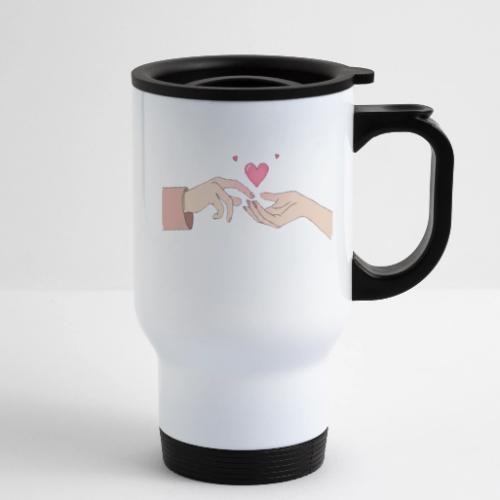 Valentine’s Touch - 14 oz Travel Mug with Handle