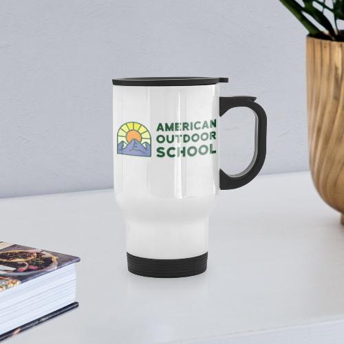 American Outdoor School Standard Logo - Travel Mug with Handle