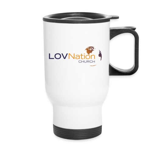 Official Lov Nation - 14 oz Travel Mug with Handle