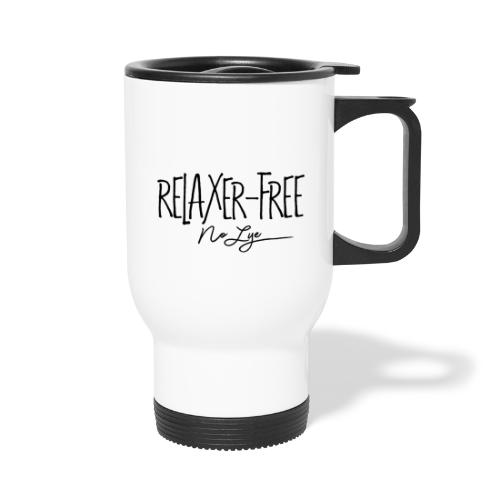 Relaxer Free No Lye - 14 oz Travel Mug with Handle