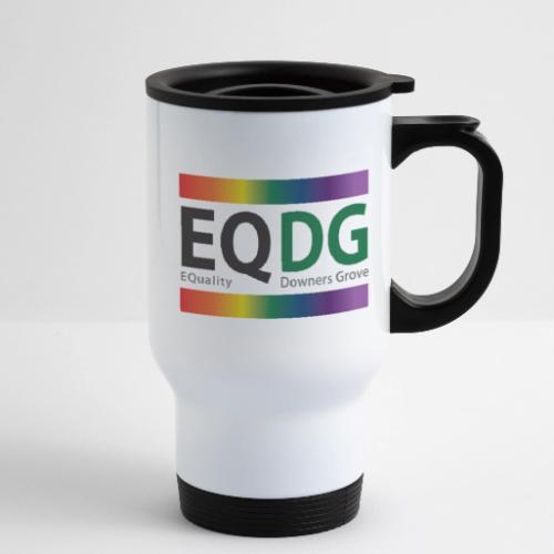 EQDG logo - 14 oz Travel Mug with Handle