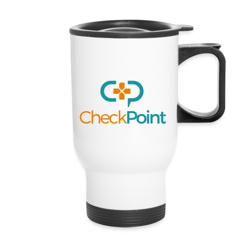 CheckPoint Logo - Travel Mug with Handle