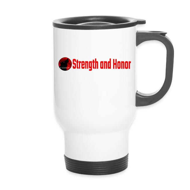 Strength and Honor - Red Letters