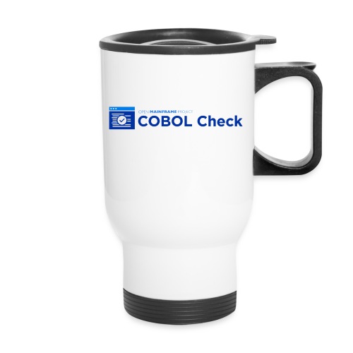COBOL Check - Travel Mug with Handle