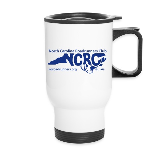 NCRC Blue Logo3 - Travel Mug with Handle