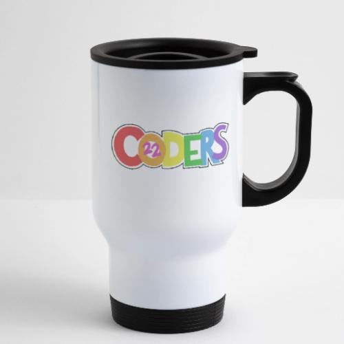 coders22 Logo - 14 oz Travel Mug with Handle