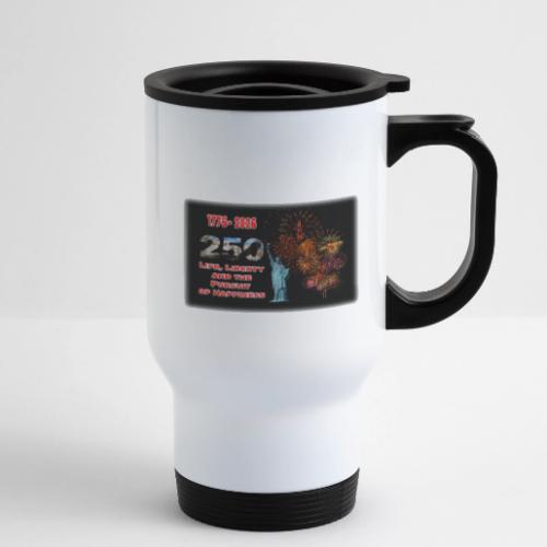 1776 - 2026 - 250 Years USA | Fireworks - 14 oz Travel Mug with Handle