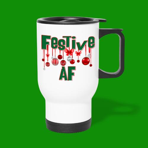 Festive AF - Travel Mug with Handle